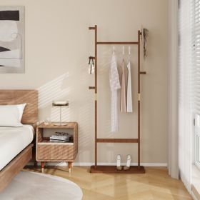 Coat Rack, Solid Wood Clothes Hanger
